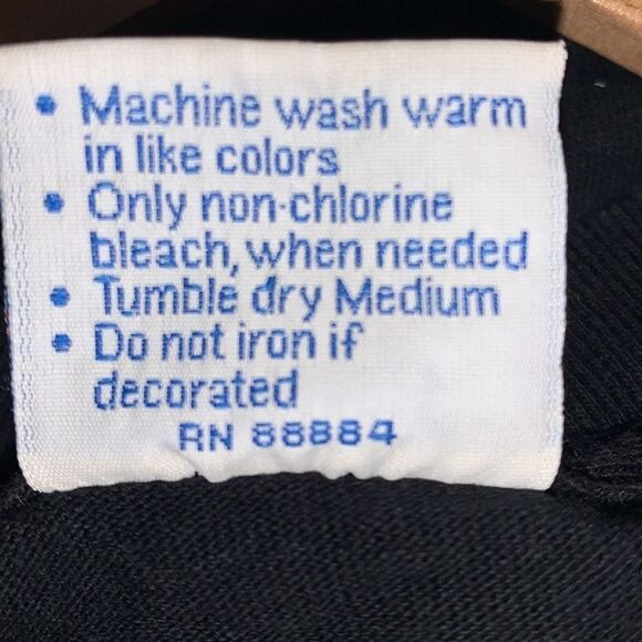 Vintage Black Graphic Single Stitch Three Stooges Size Large - Picture 12 of 12